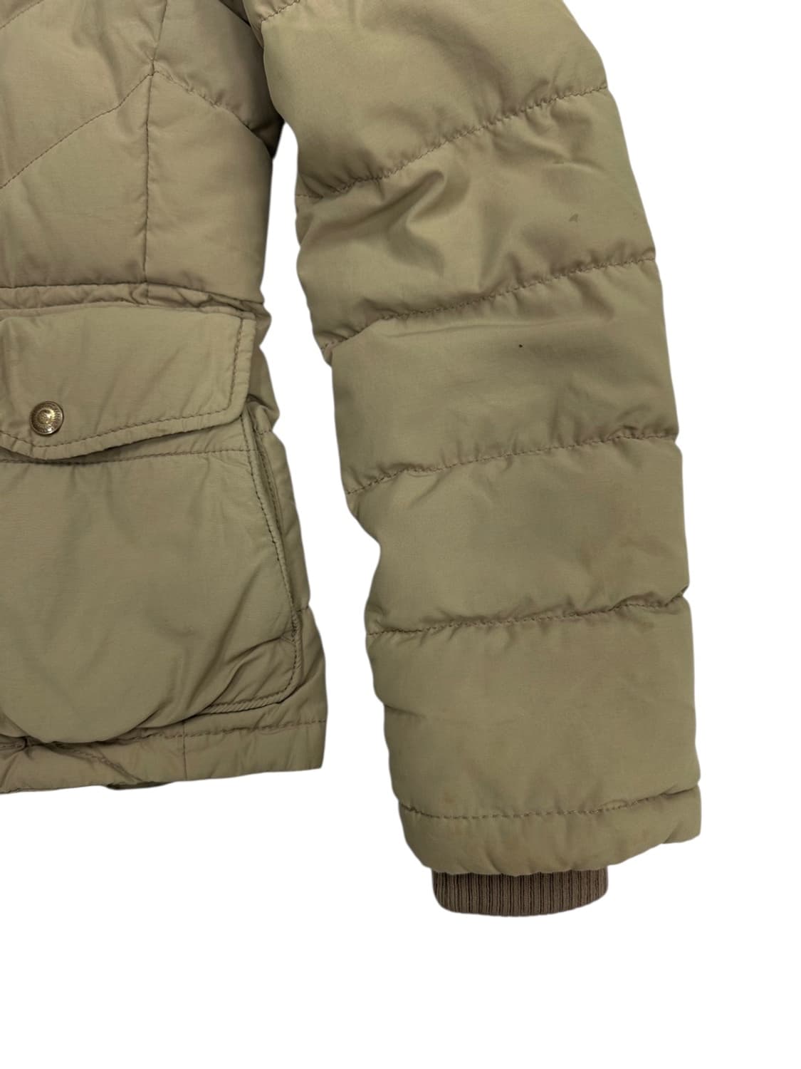 00s 폴로 y2k 덕다운 패딩 베이지 (여성S)  상품이미지4