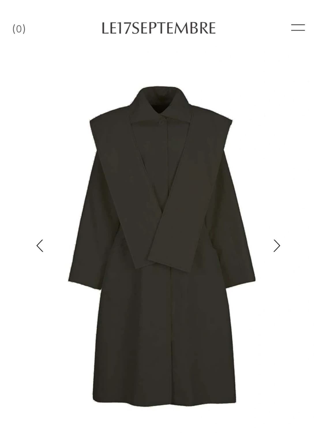 LE17SEPTEMBRE le917 르917 패디드 코트 상품이미지1