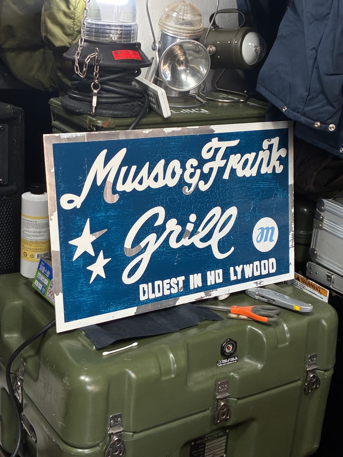 Musso & Frank Grill 철재간판 상품이미지3
