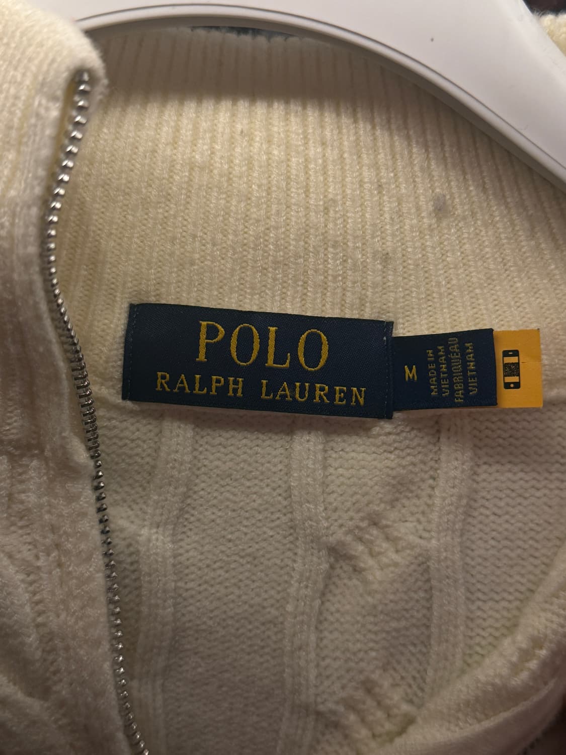 폴로 반집업 니트 판매합니다 상품이미지3