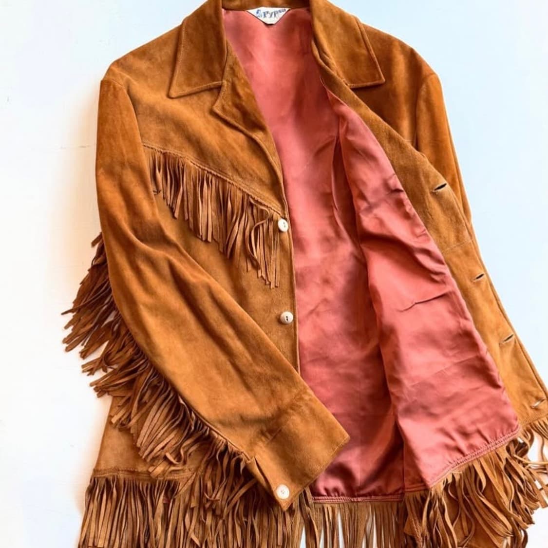 70년대 웨스턴 프린지 스웨이드 자켓 상품이미지5