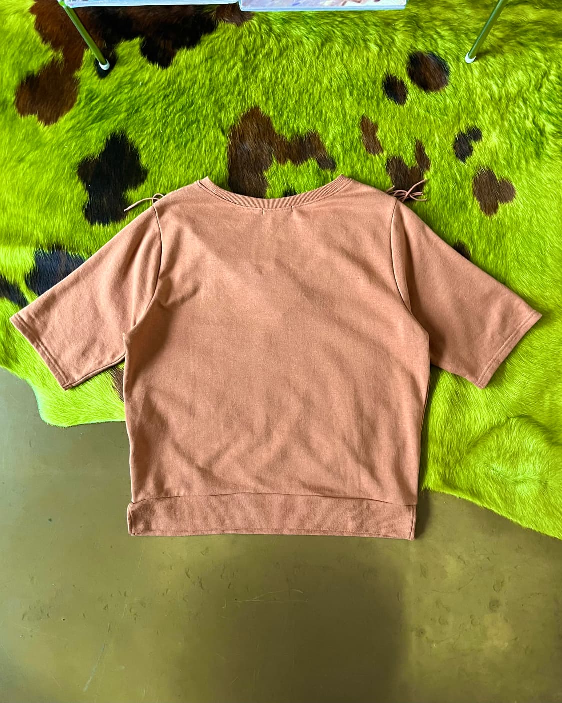 SPRAY PREMIUM by スプレイ Fringe 1/2 T-Shirt 상품이미지9