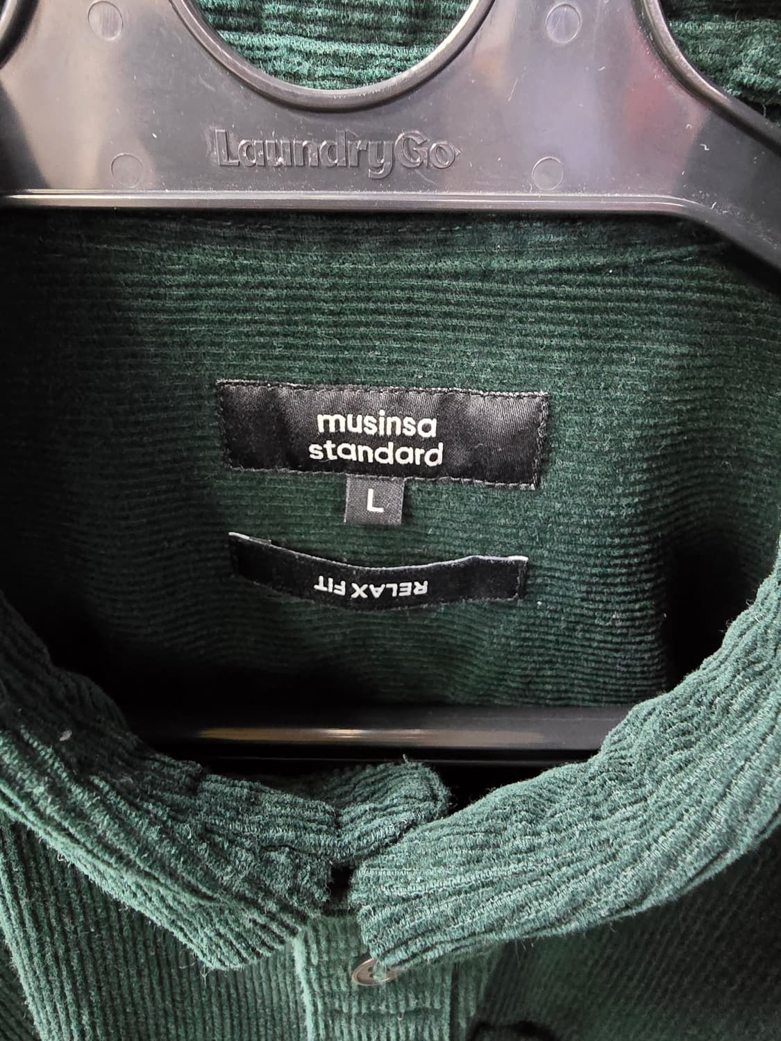 무신사 그린 코듀로이 셔츠 (1439) 상품이미지3