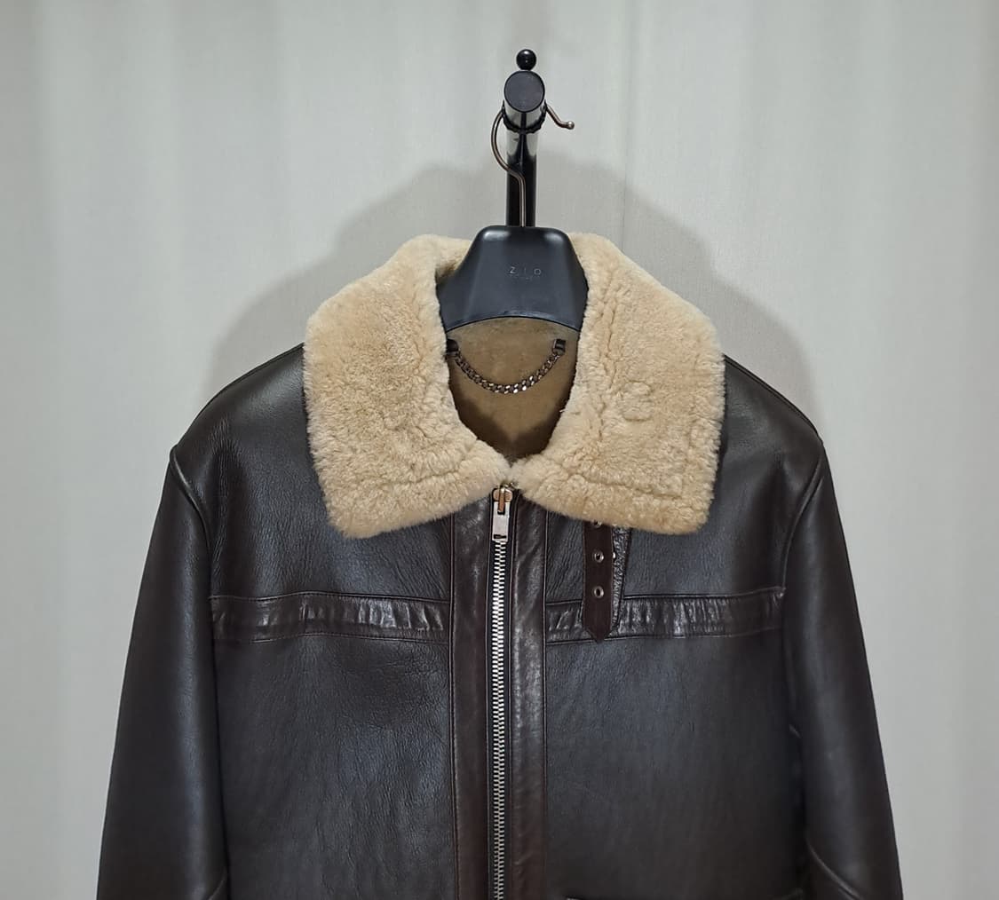 (택포) 양가죽 투포켓 무스탕 100 B90 상품이미지2