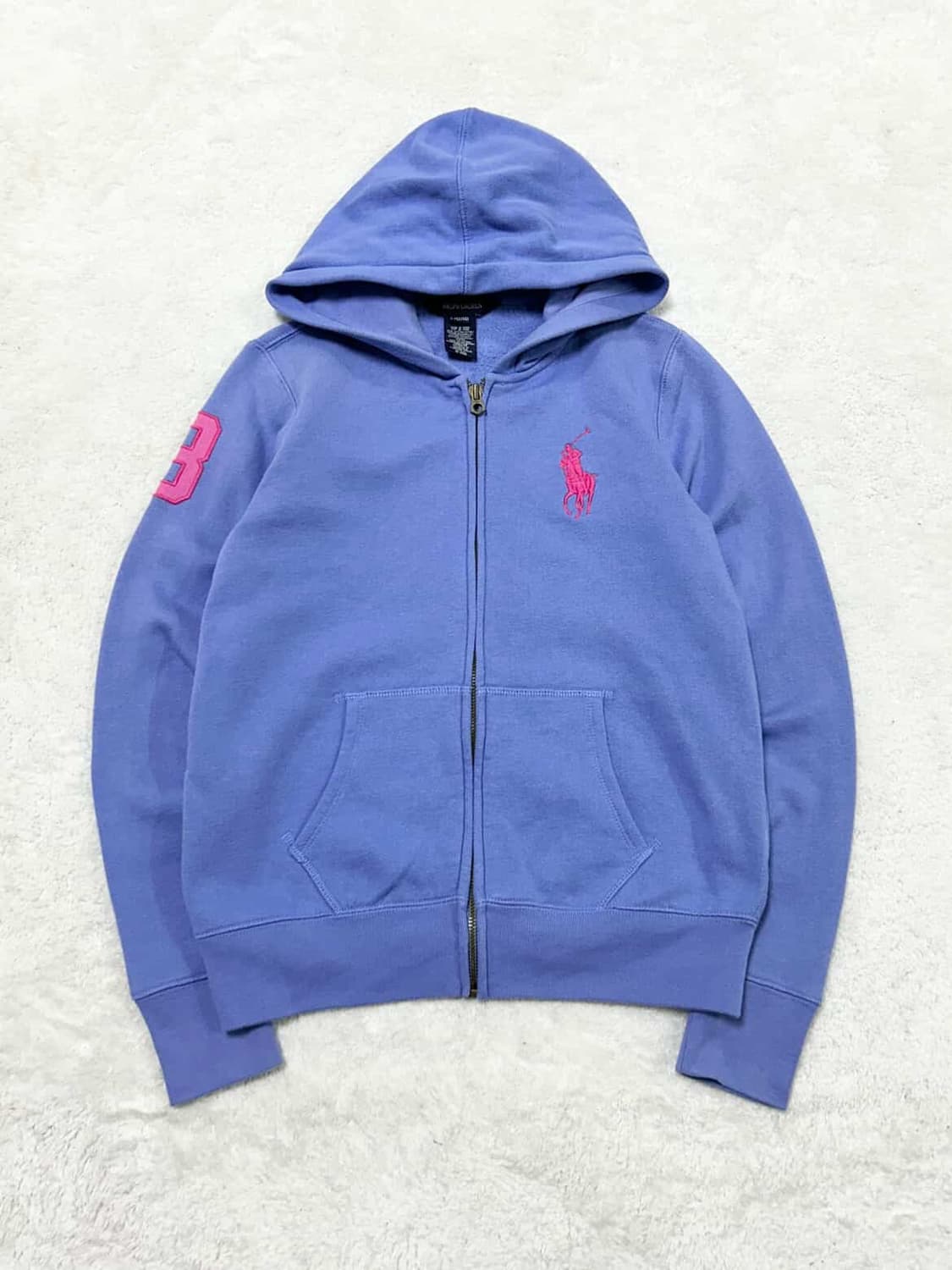 폴로 핑크포니 소라 후드집업 상품이미지5