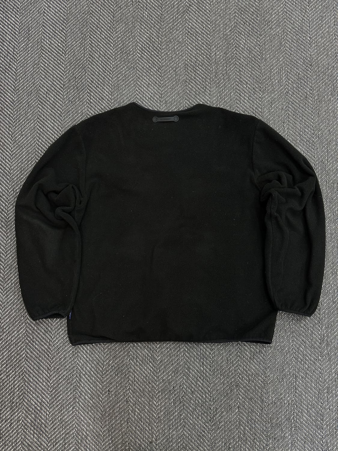 예일 후리스 가디건 블랙 상품이미지6