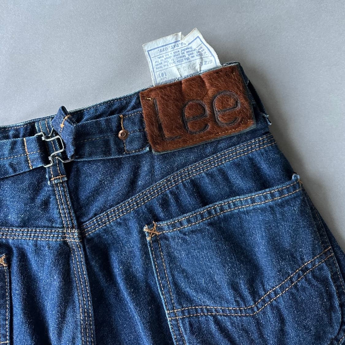 [28인치]Lee 리 101 카우보이 송치 셀비지 데님 팬츠 상품이미지5