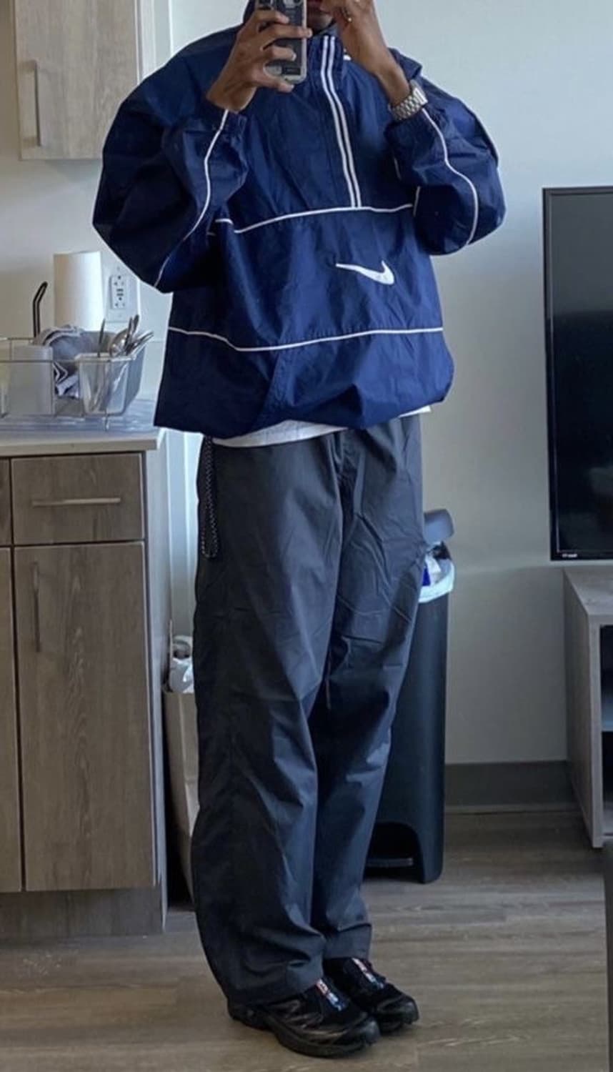 나이키 빅로고 빈티지 웜업 아노락  상품이미지5