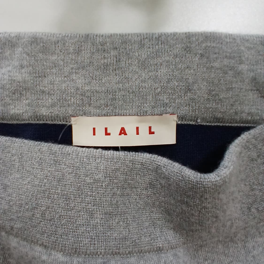 ILAIL 회색 트임 미디 스커트 상품이미지7
