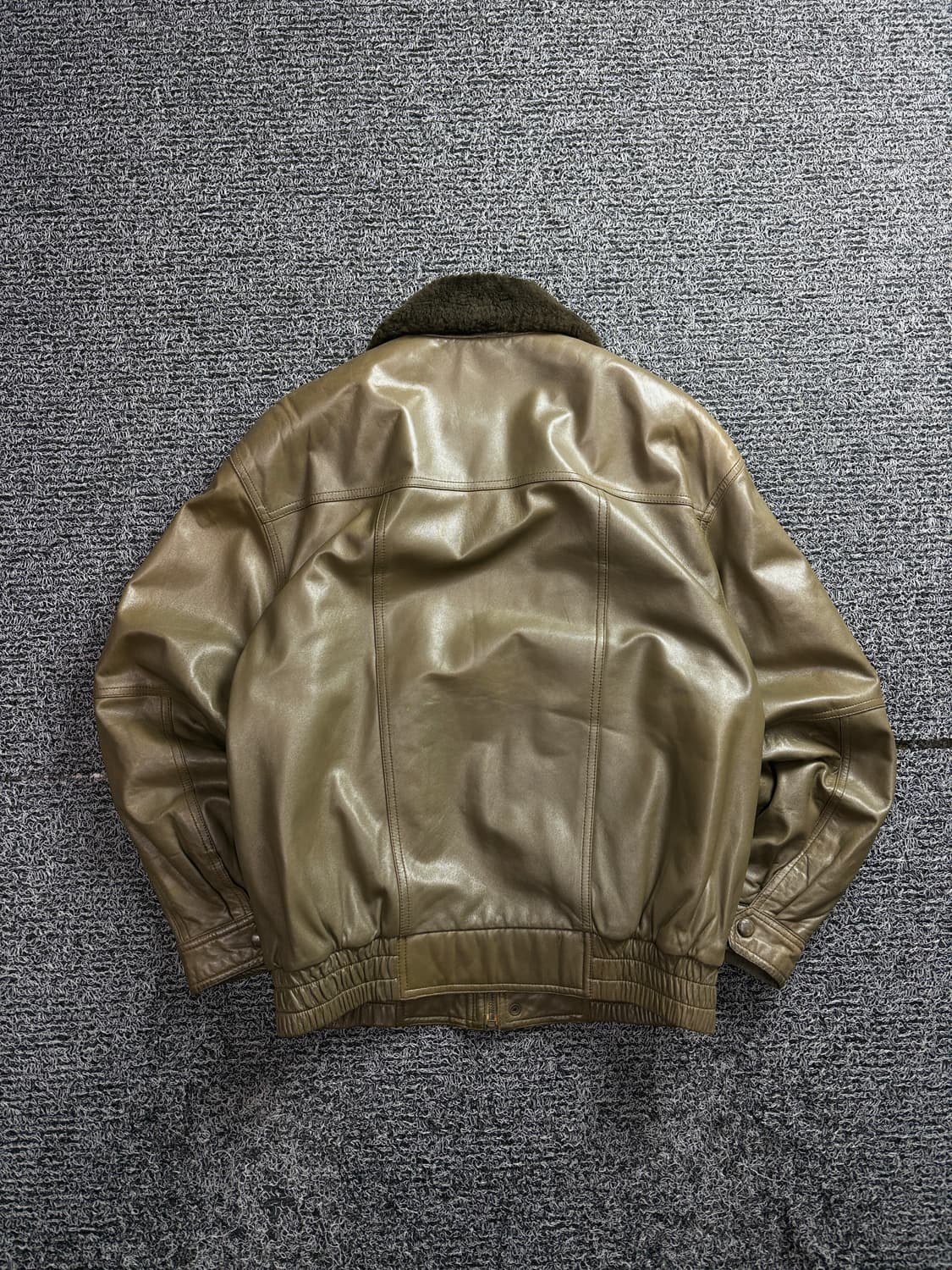 ESCAMILLA 아카이브 염소가죽 레더 봄버 자켓 2650 상품이미지4