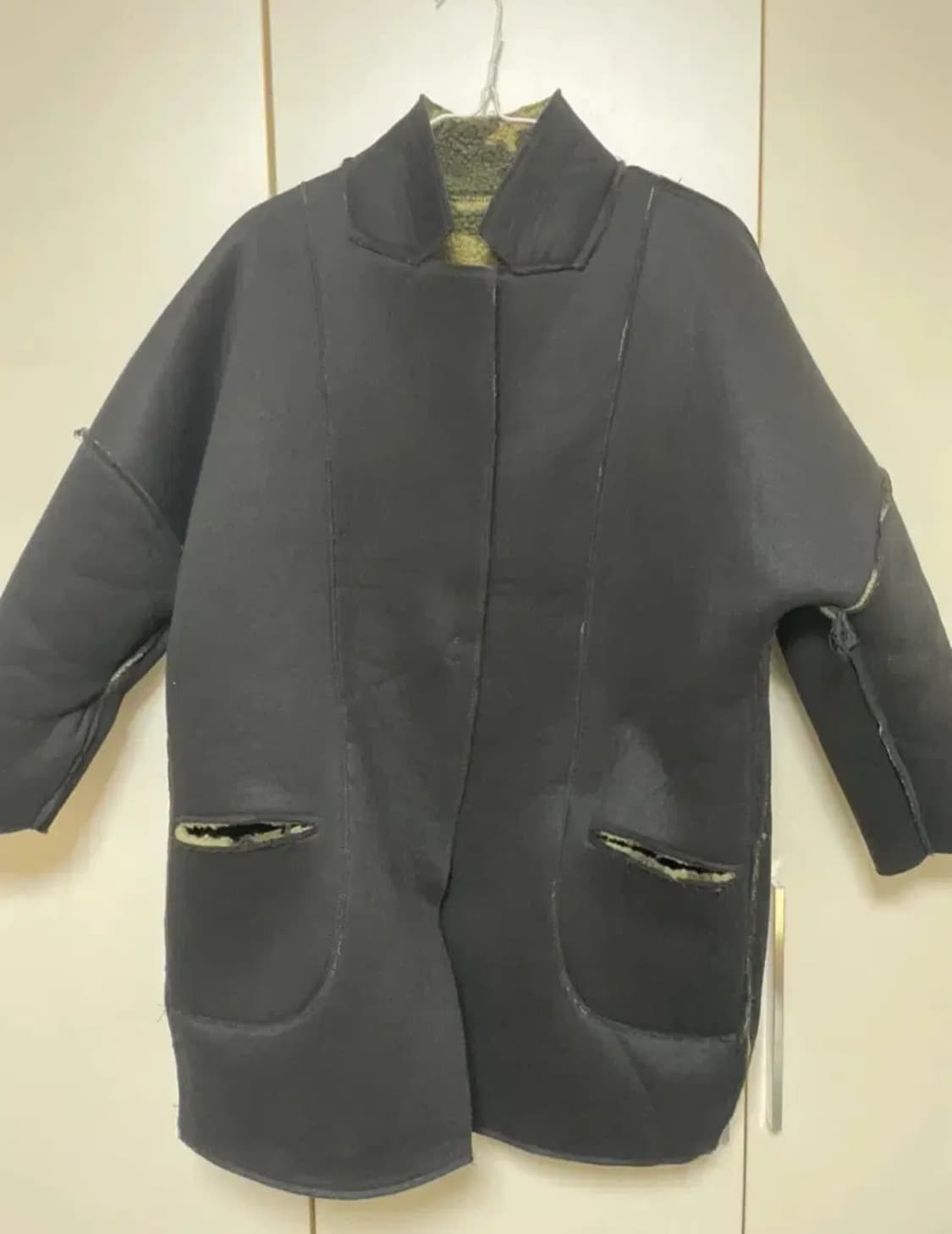 데무 D  여성 카모 뽀글이 자켓 (85-90) 상품이미지4