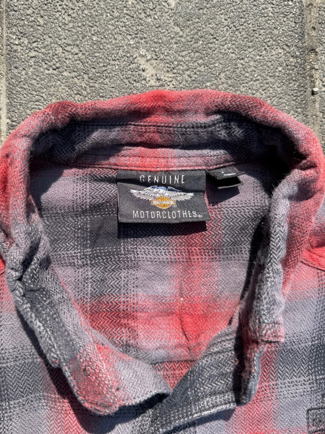 할리데이비슨 긴팔 체크 셔츠 상품이미지6