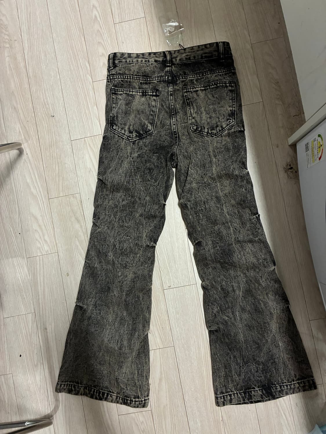 American Distressed Pleated Jeans 상품이미지2