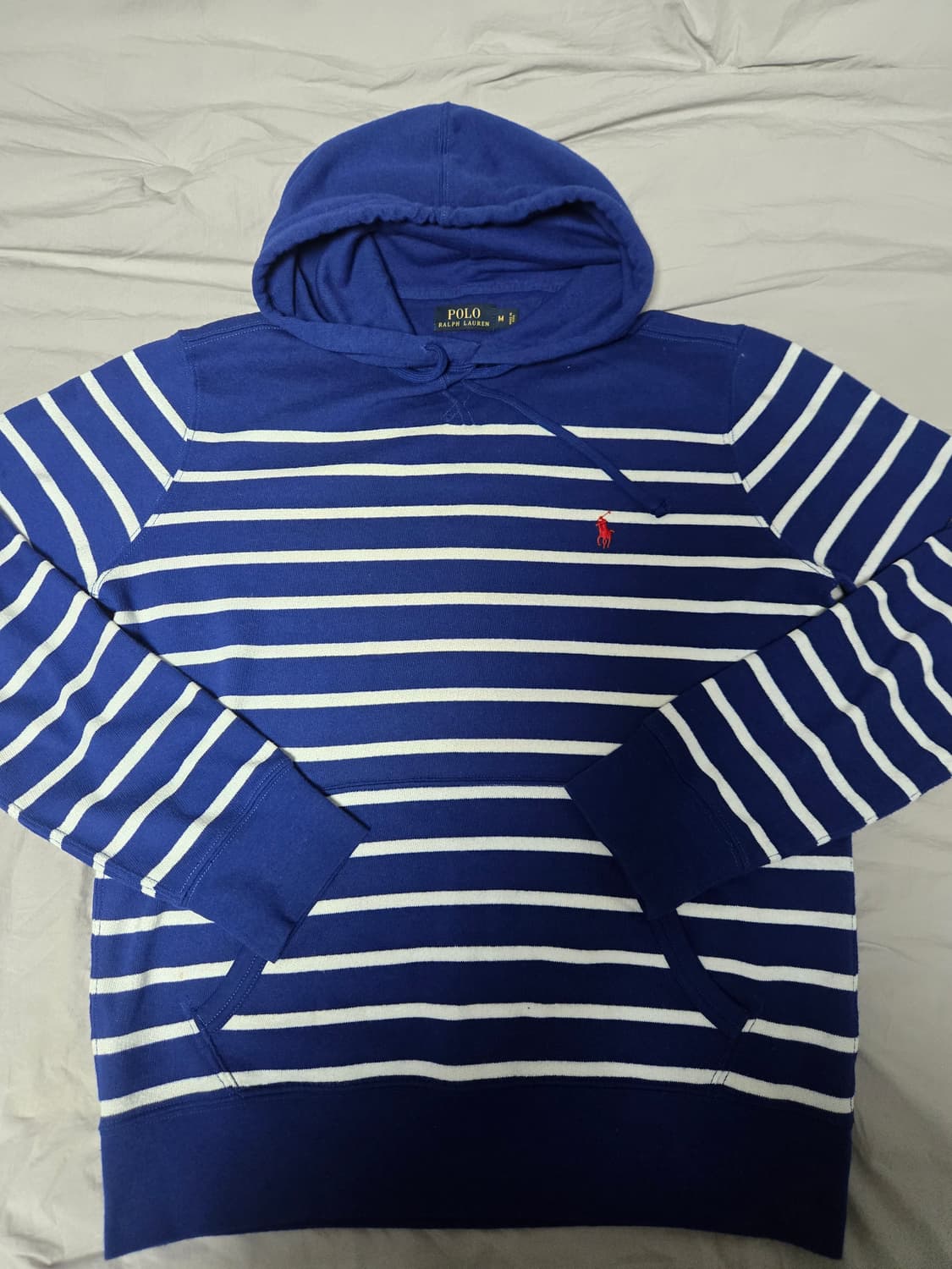 폴로 랄프로렌 스트라이프 니트 후드티 (M사이즈) 100-105 상품이미지1