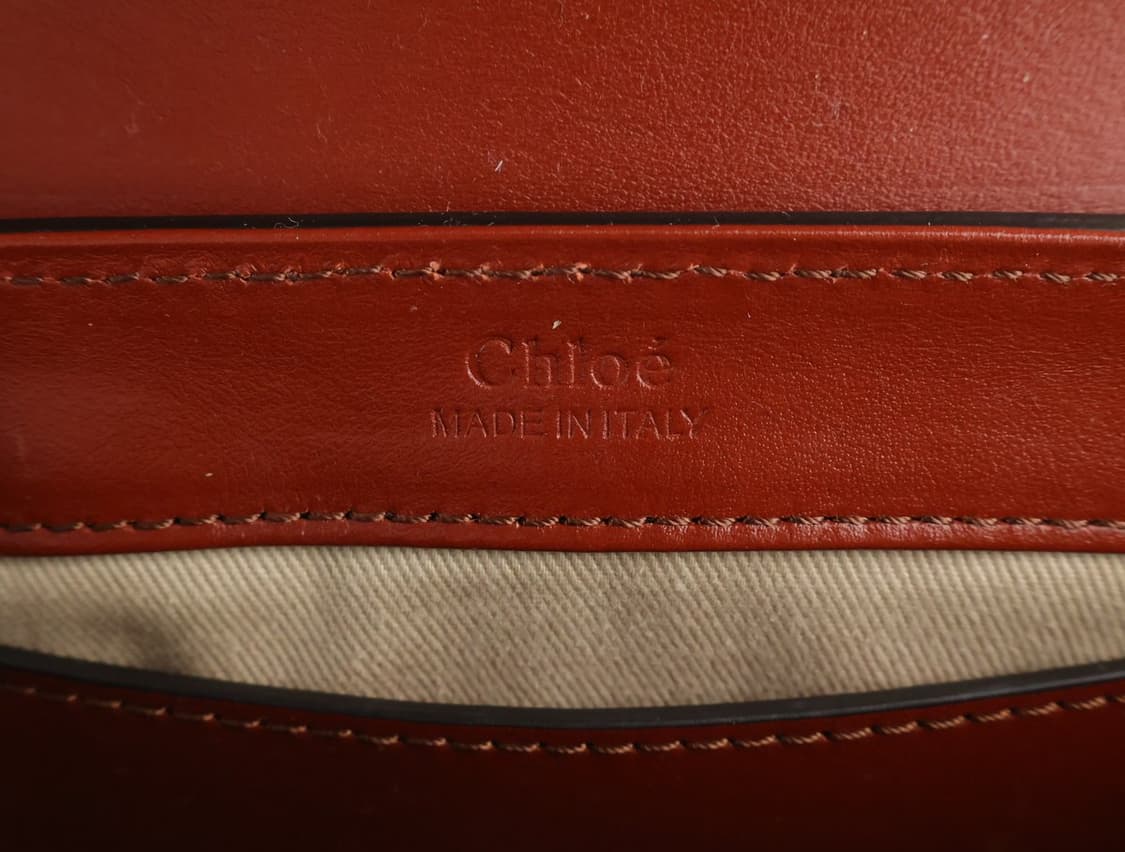 끌로에 C 스몰 레더 백 토트백 숄더백 크로스백 브라운 상품이미지9