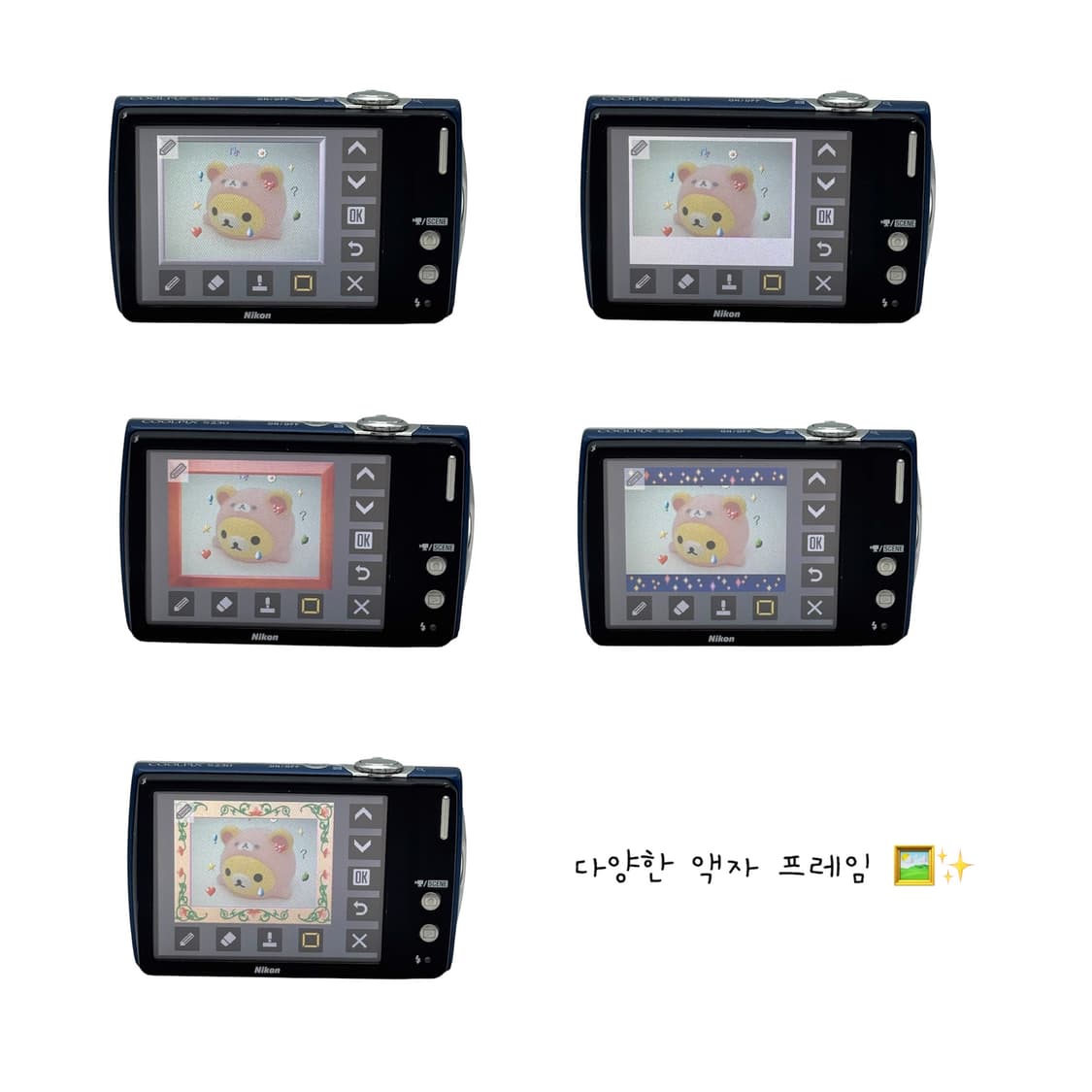 (꾸미기 기능🎨) Nikon 니콘 쿨픽스 S230 디카 디지털카메라 상품이미지5