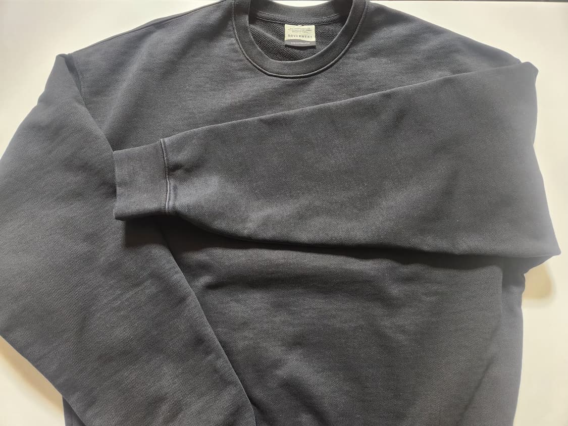 소버먼트 크롭 맨투맨 xl 상품이미지3