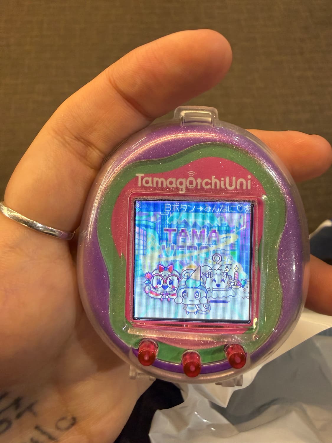 다마고치 유니 퍼플 (오빤쮸티켓 포함 타마티켓 전시리즈 저장됨) 상품이미지5