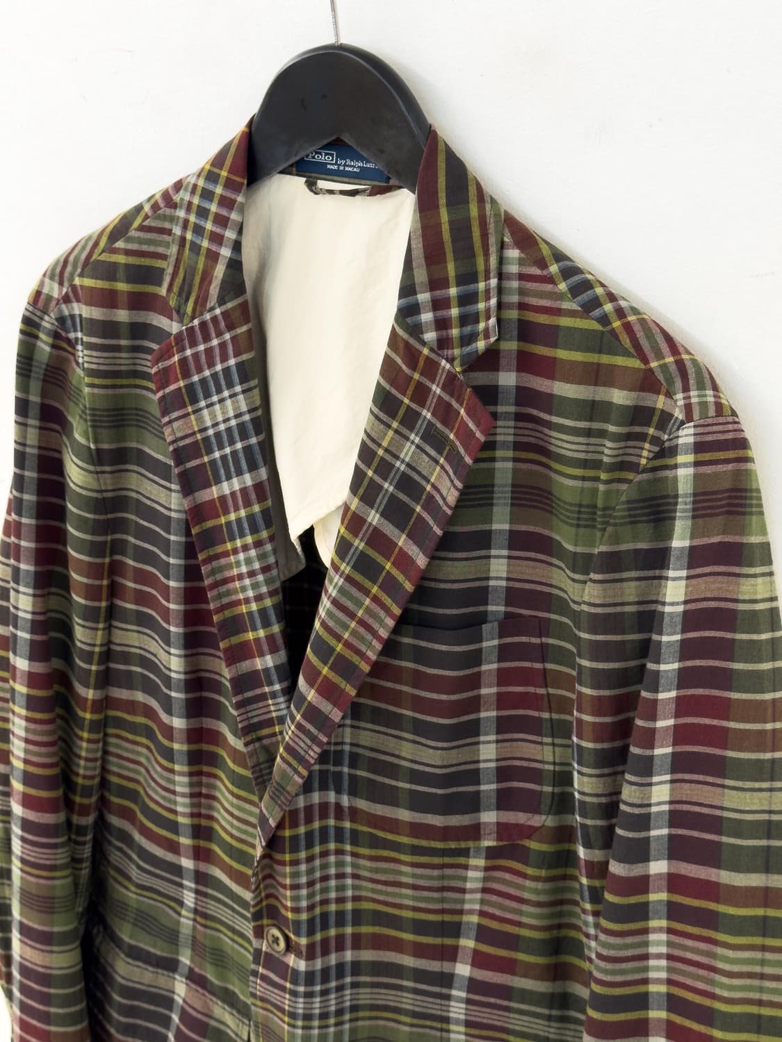 폴로 랄프로렌 체크 자켓 상품이미지5