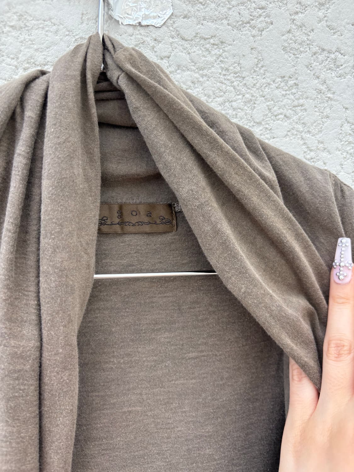 03 g.o.a drape vest cardigan (unisex) 상품이미지2