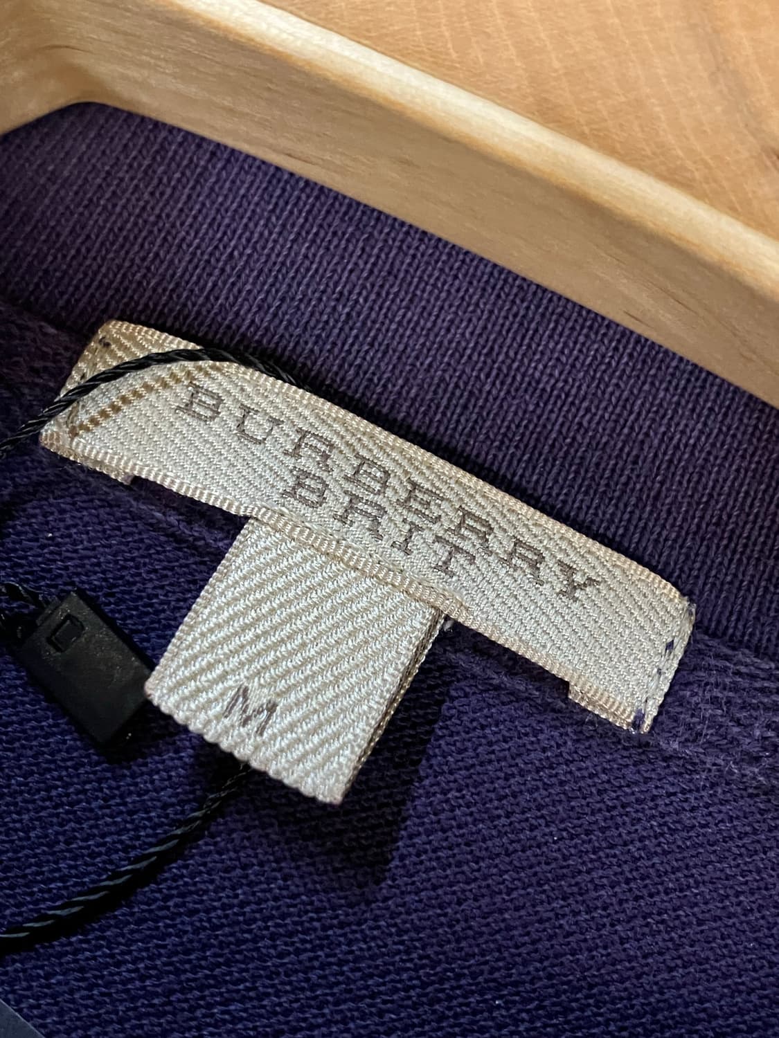 버버리 카라 긴팔 퍼플 M  #csz2008 상품이미지4