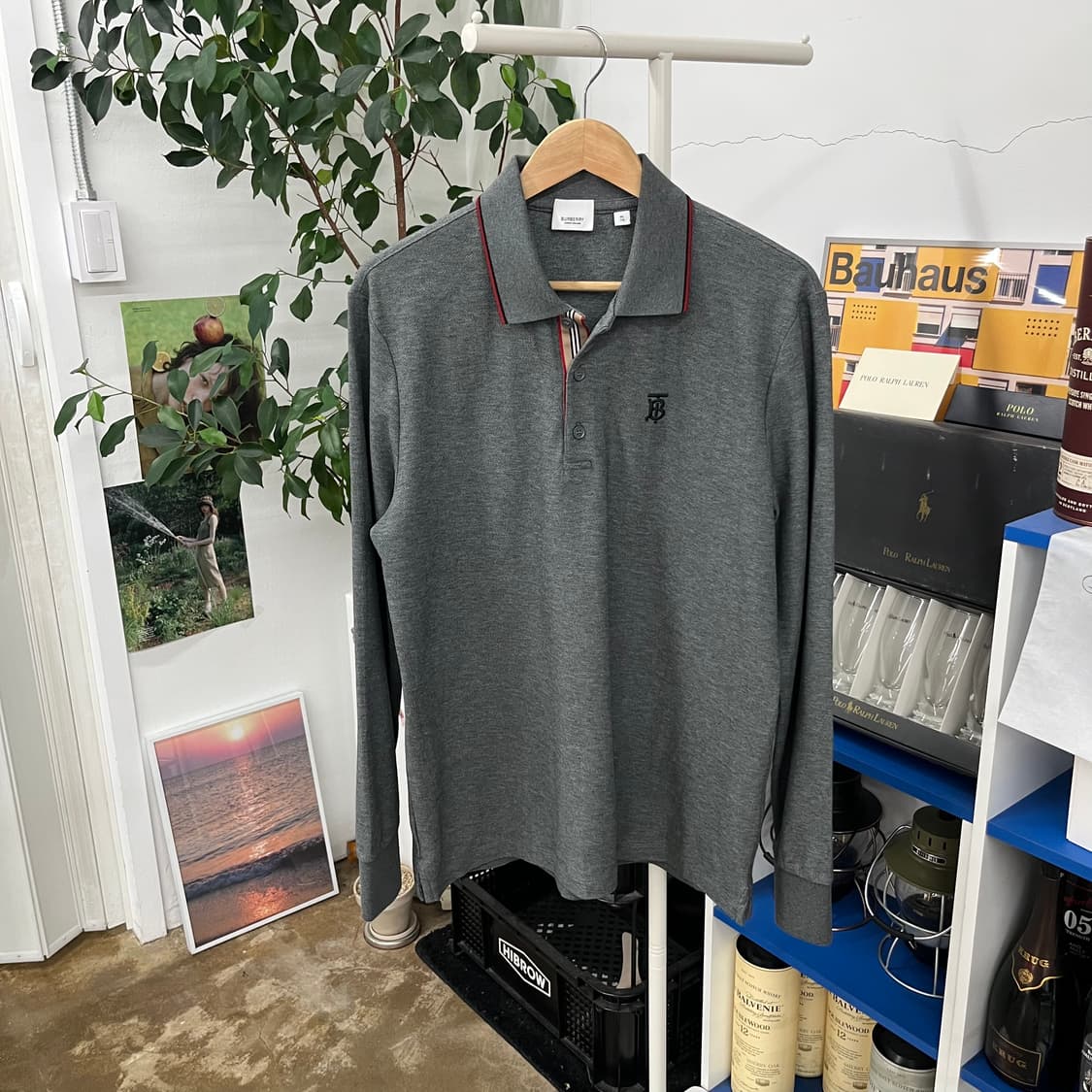 버버리 피케 롱슬리브 XL 상품이미지1