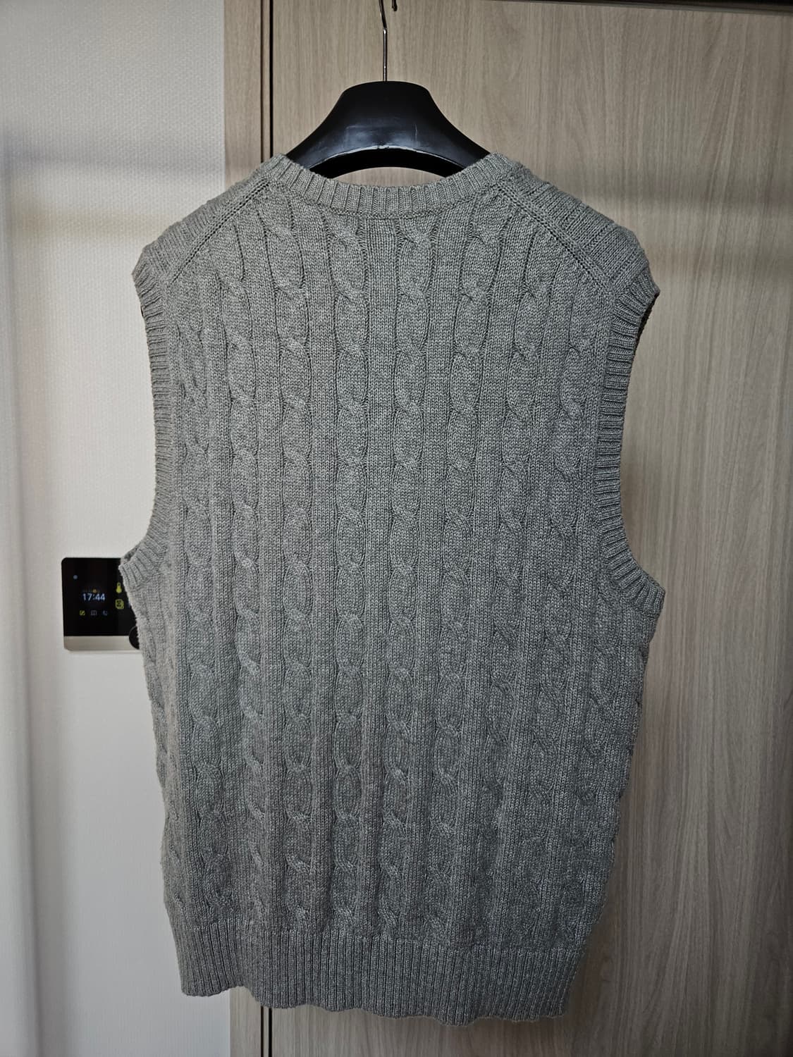 폴로 랄프로렌 24ss 코튼 케이블 니트 베스트 그레이 상품이미지4