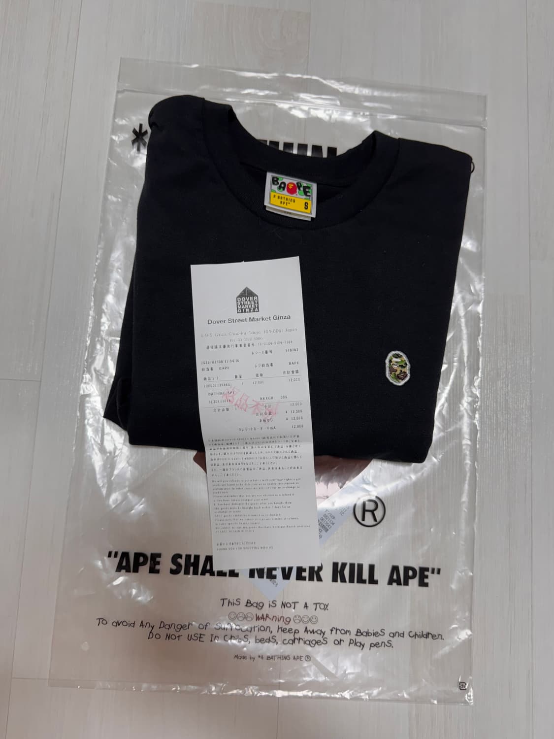 BAPE L/S T-shirt 상품이미지1