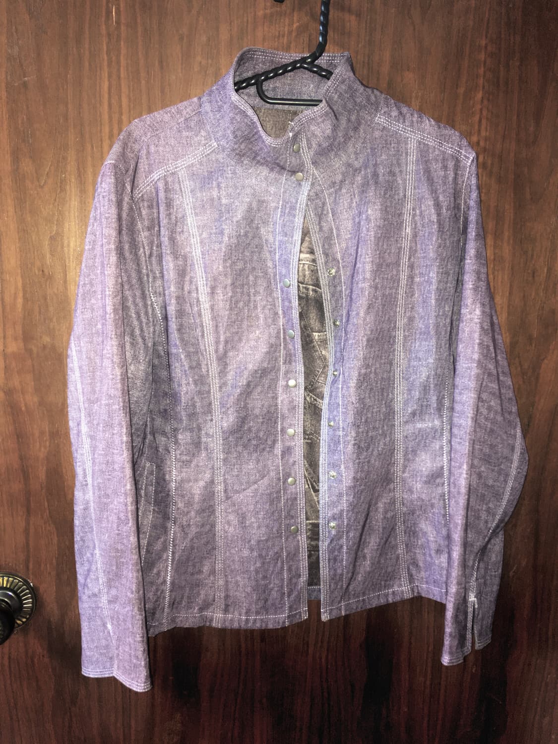 빈티지 퍼플 워싱 자켓 상품이미지3