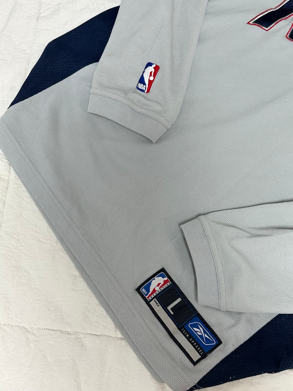 00s 리복 NBA 뉴져지 네츠 긴팔 롱슬리브 상품이미지4