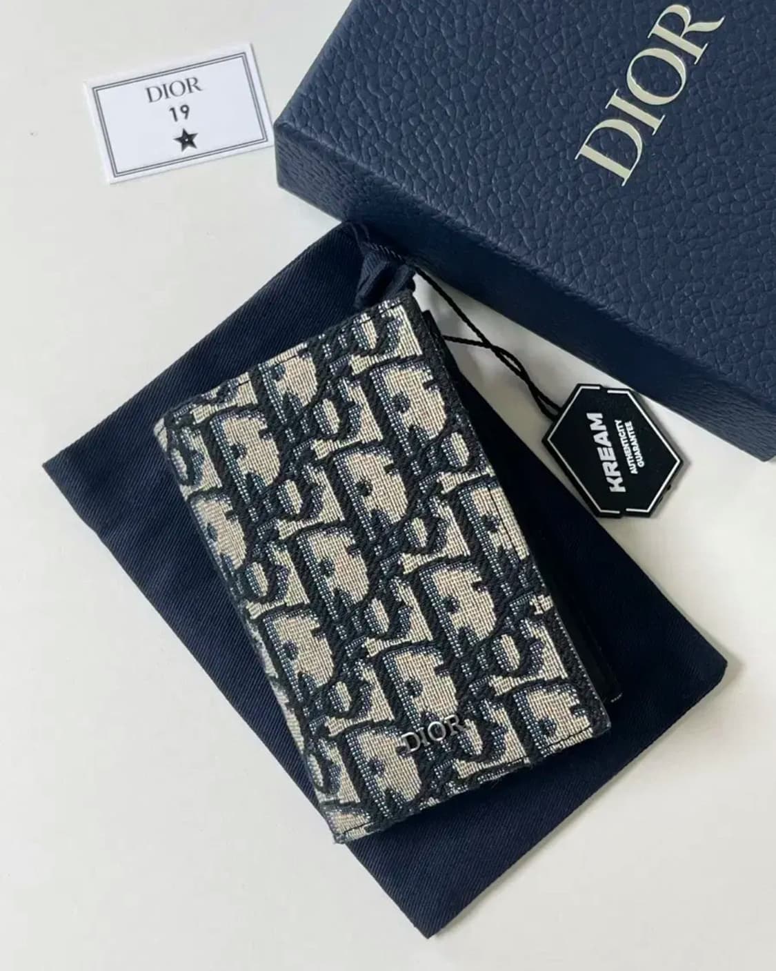 [정품] 신형 새상품 / 디올 오블리크 오거나이저 카드지갑 베이지 상품이미지1