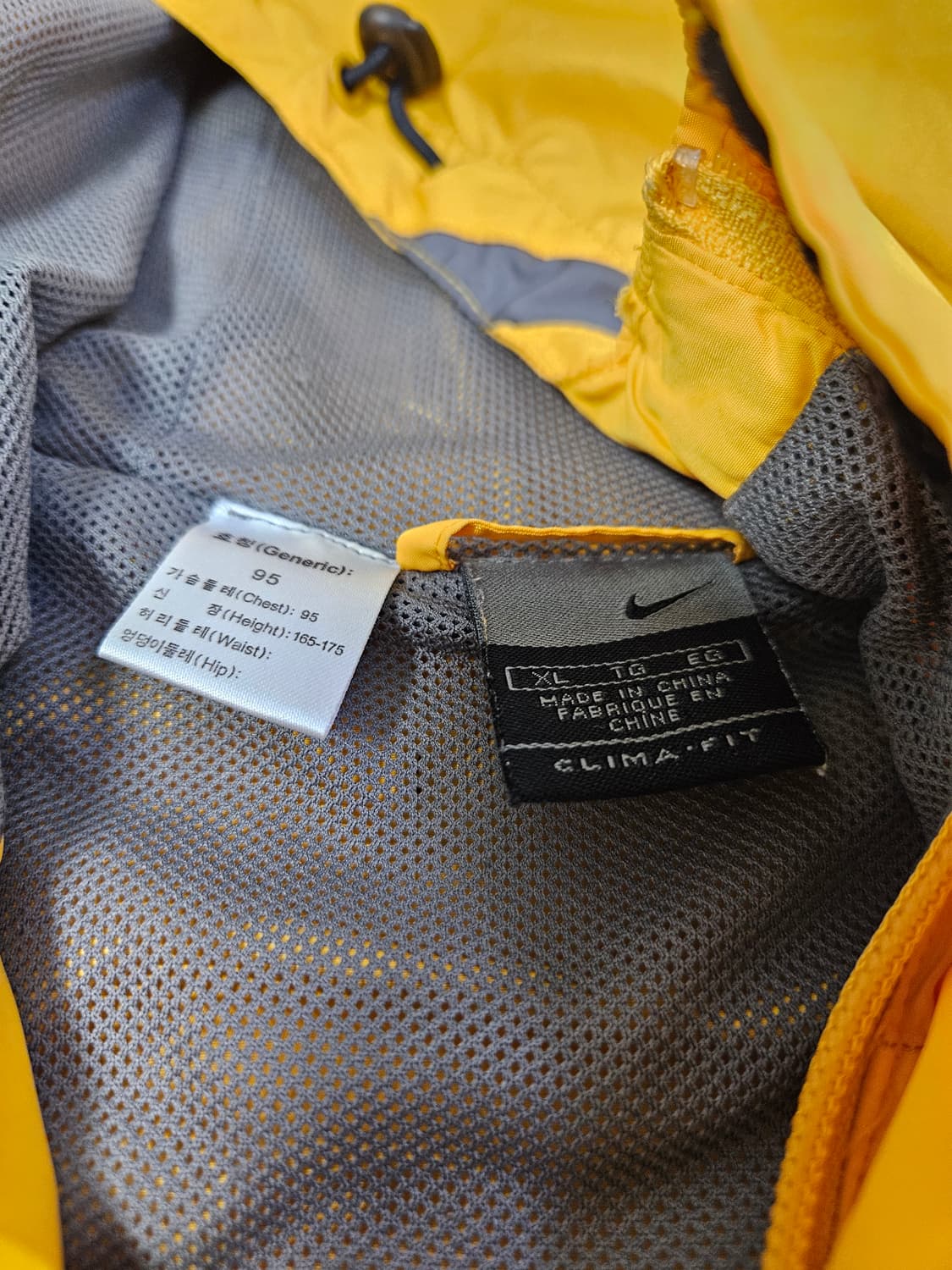 나이키 00s 올드스쿨 메탈스우시 바람막이 우븐자켓 테크 스트링 빈티지 상품이미지3