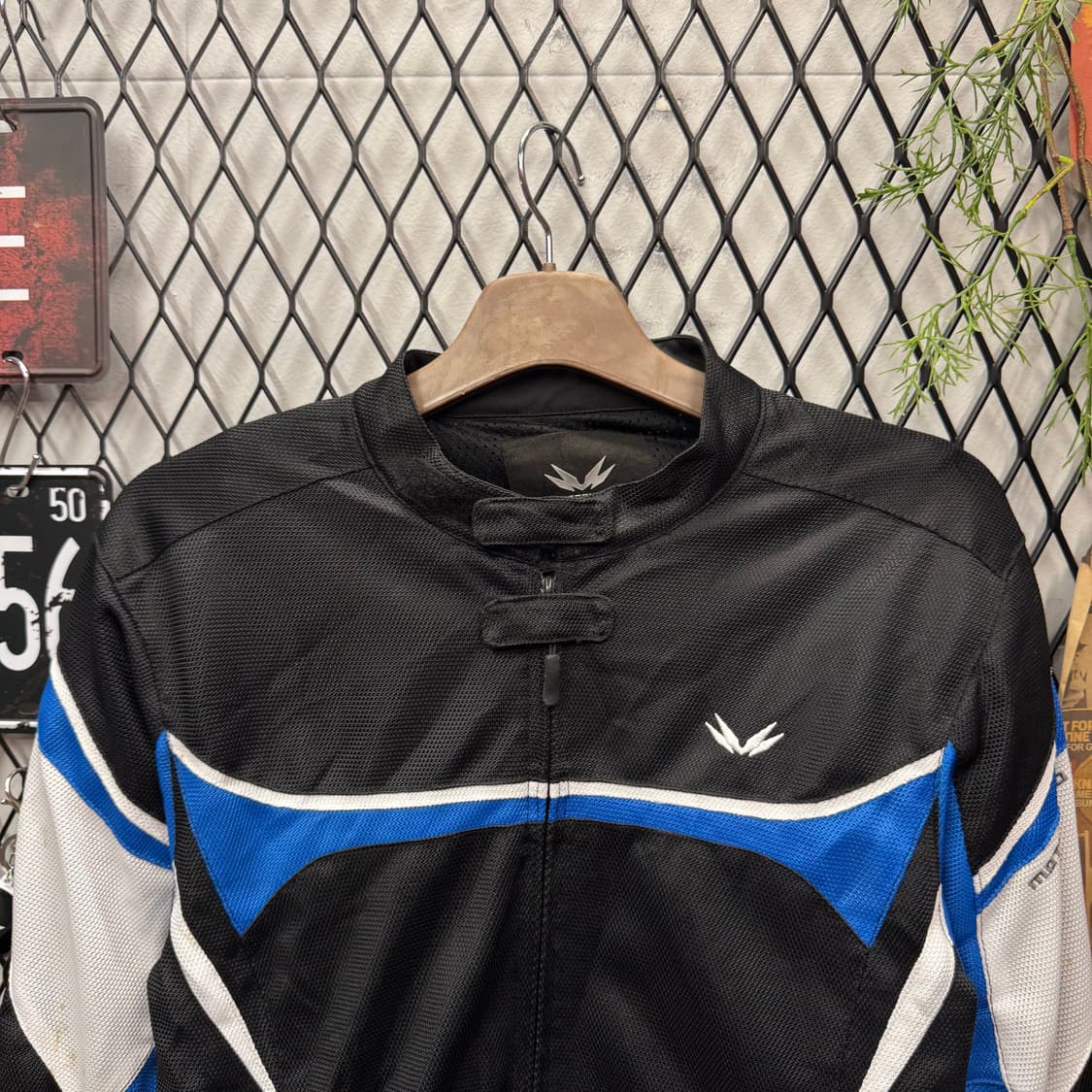 모터헤드 라이더스 안감 메쉬 라이더자켓 후면 로고 포인트 블랙 상품이미지3