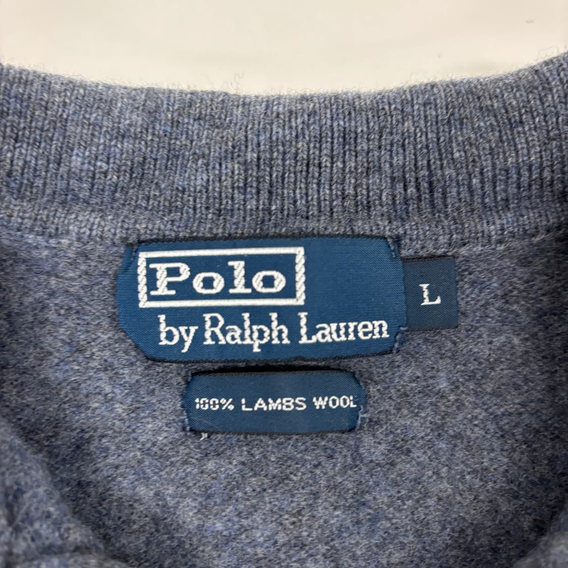 폴로 램스울 카라 니트 상품이미지6
