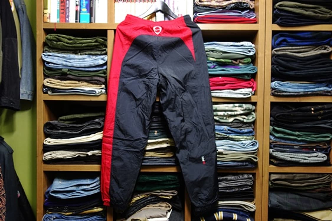 Nike 나이키 토탈 90 리펠 풋볼 트랙 팬츠 검빨 S (30) 상품이미지9
