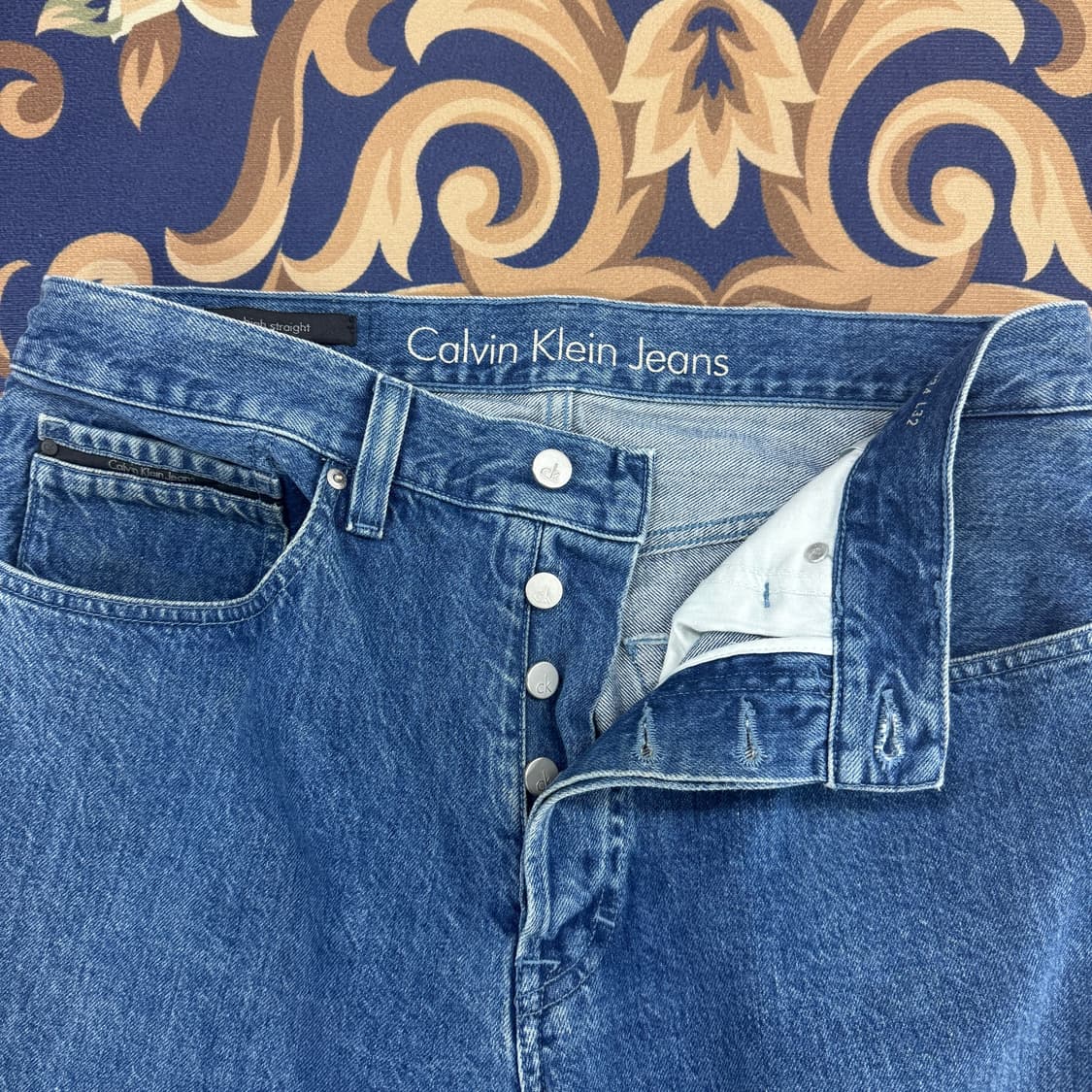 (34)캘빈클라인 Calvinklein 사이드라인 데님팬츠 상품이미지2