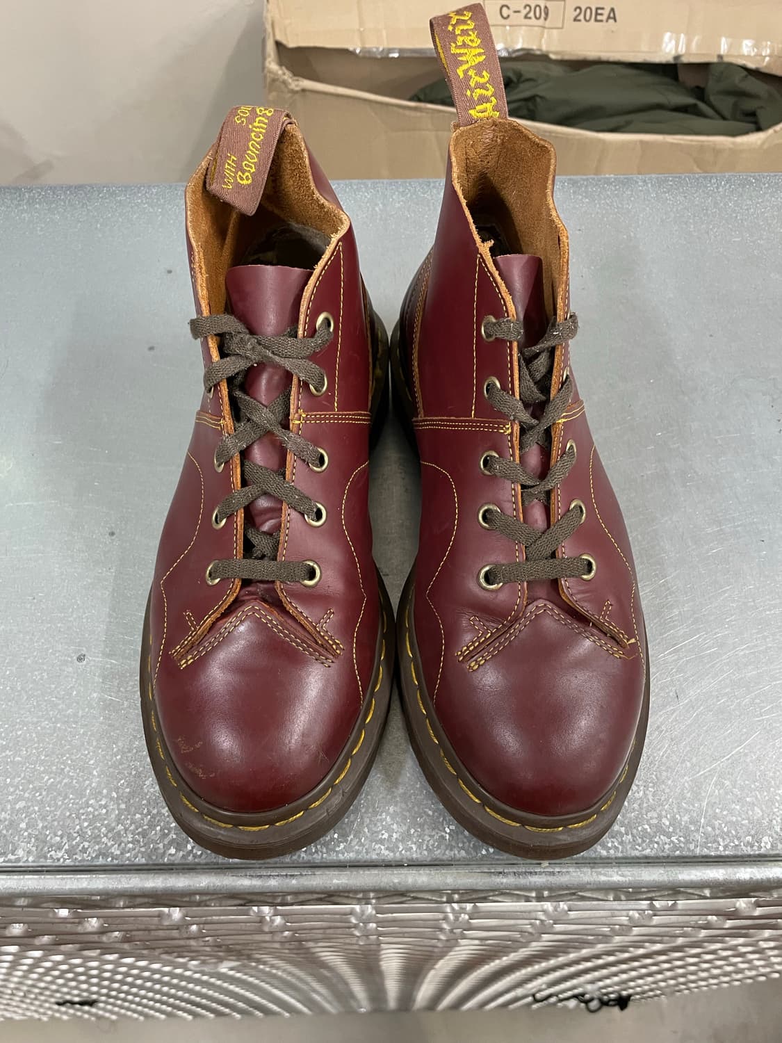 닥터마틴 처치 몽키 체리 레드 스무스  uk7 상품이미지5