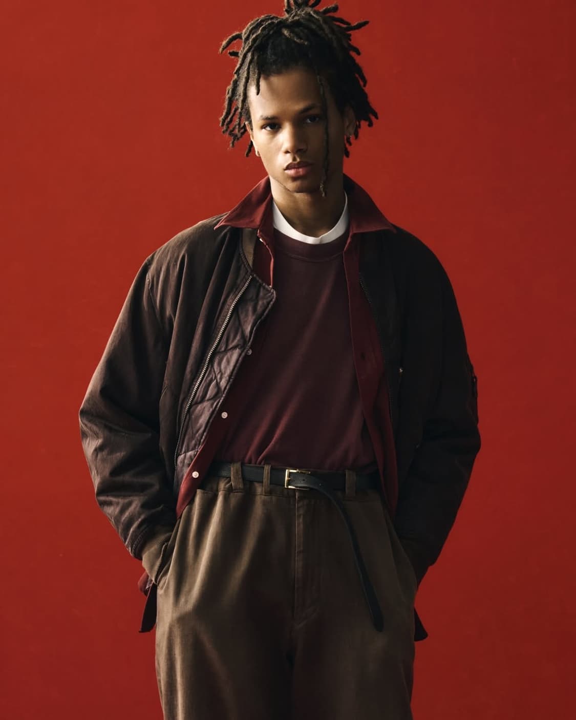 [3] A.PRESSE 빈티지 실크 라이트 B-15C 플라이트 자켓 상품이미지1