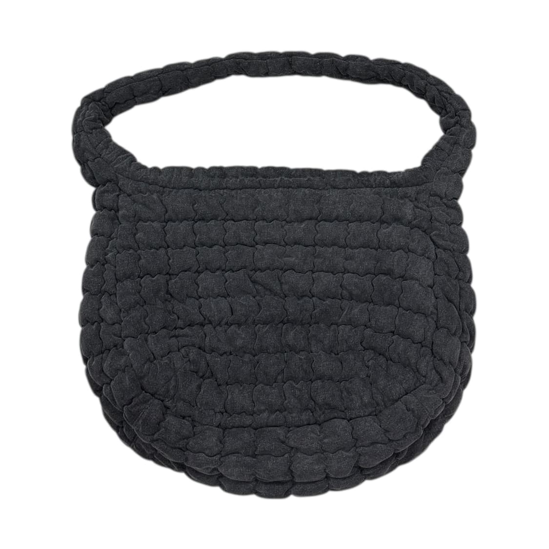 COS 코스 퀄티드 오버사이즈 구름백 데님 흑청 그레이 상품이미지1