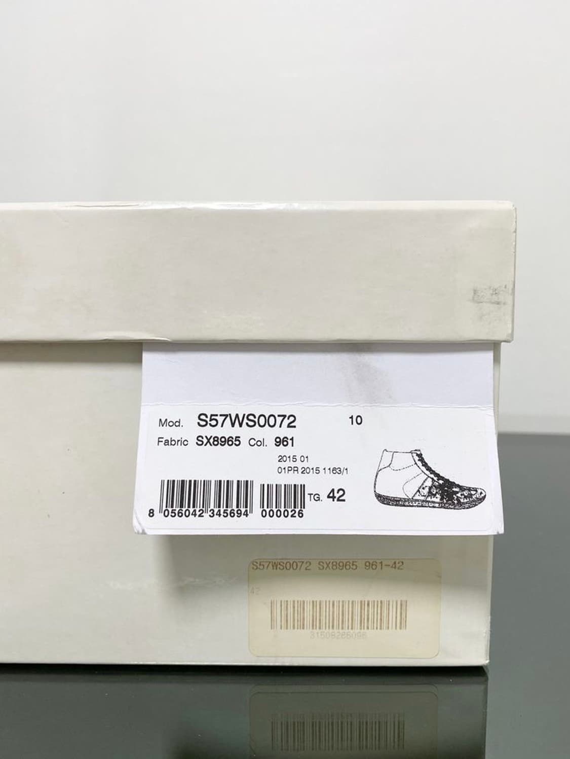 메종 마틴 마르지엘라 페인팅 독일군 스니커즈 상품이미지10