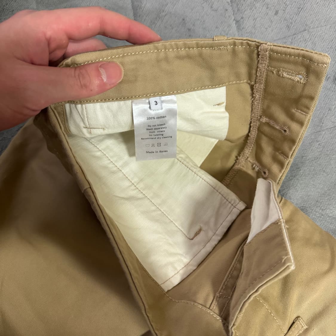 Sew,steadyeverywhere, 오피서 치노팬츠 3사이즈 상품이미지4