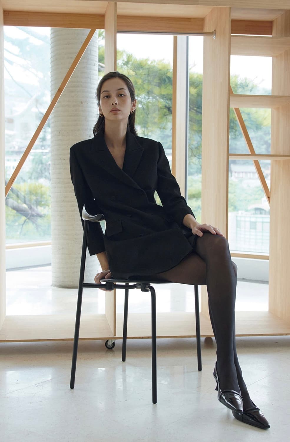 [새상품] 오떼뜨 트위드 원피스 (black) 상품이미지1