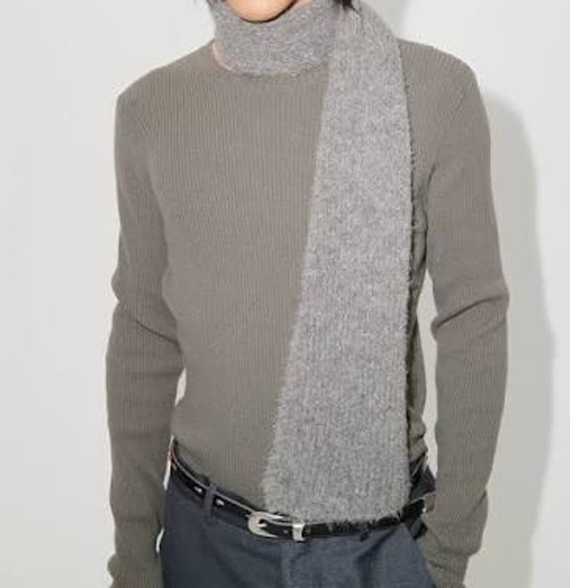 아워레가시 플로스 머플러 그레이 상품이미지1