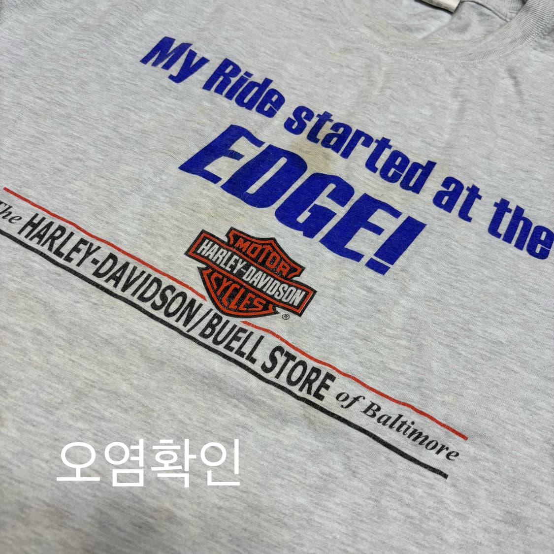 [택포] Harley Davidson 할리 데이비슨 반팔 티셔츠 [B+] 상품이미지4