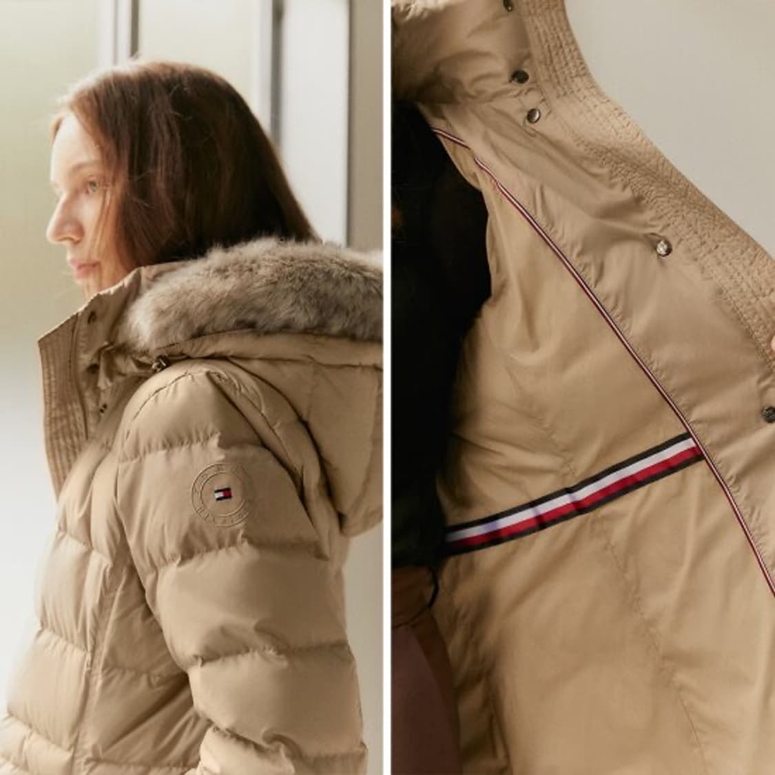 [M] Tommy 타미힐피거 신형 우먼즈 다운 롱 패딩 코트 상품이미지9