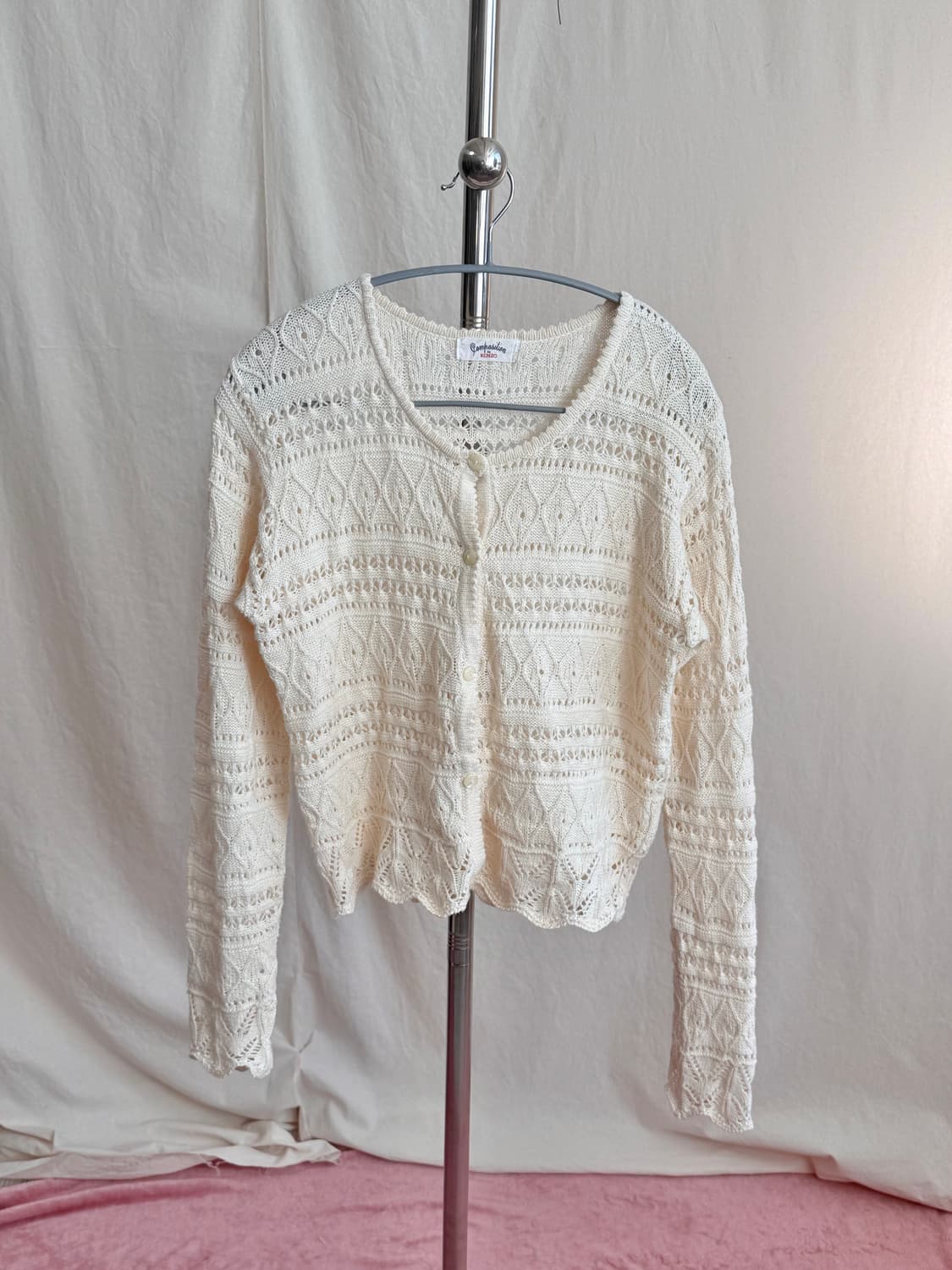 Composition by KENZO 90‘s 겐조 크로셰 가디건 상품이미지3