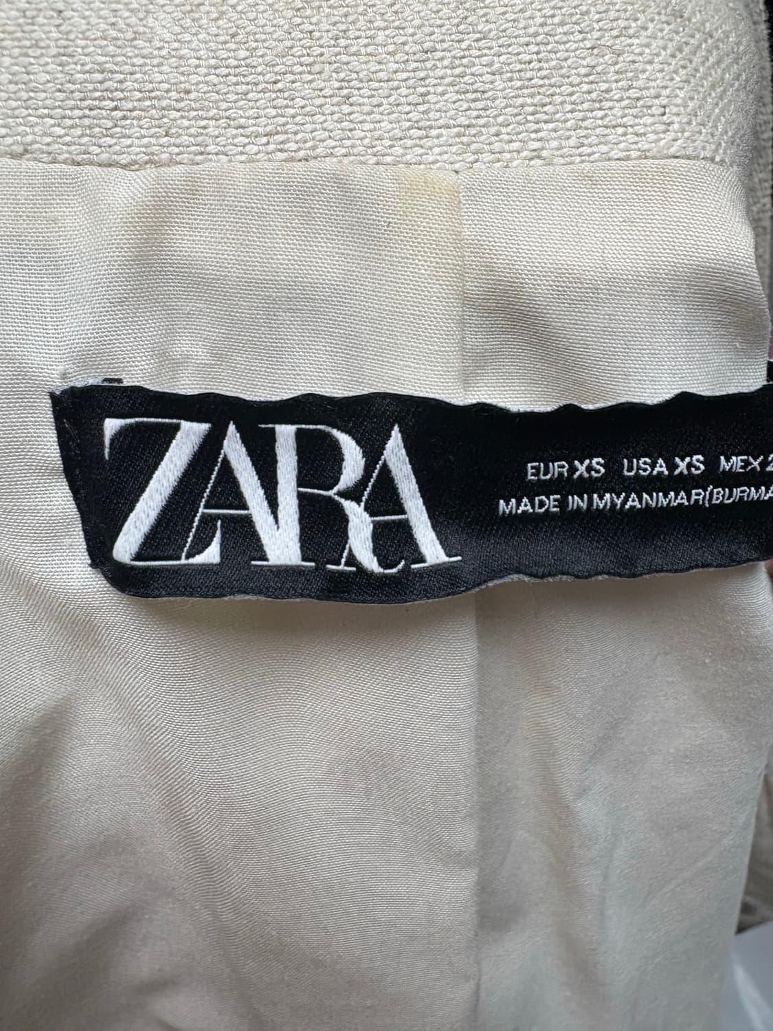 ZARA 코튼 크롭 블레이져 상품이미지9