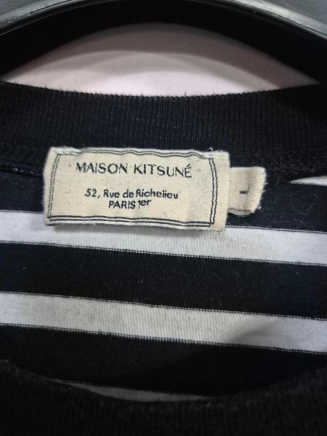 메종키츠네 스트라이프 긴팔 티셔츠 상품이미지5