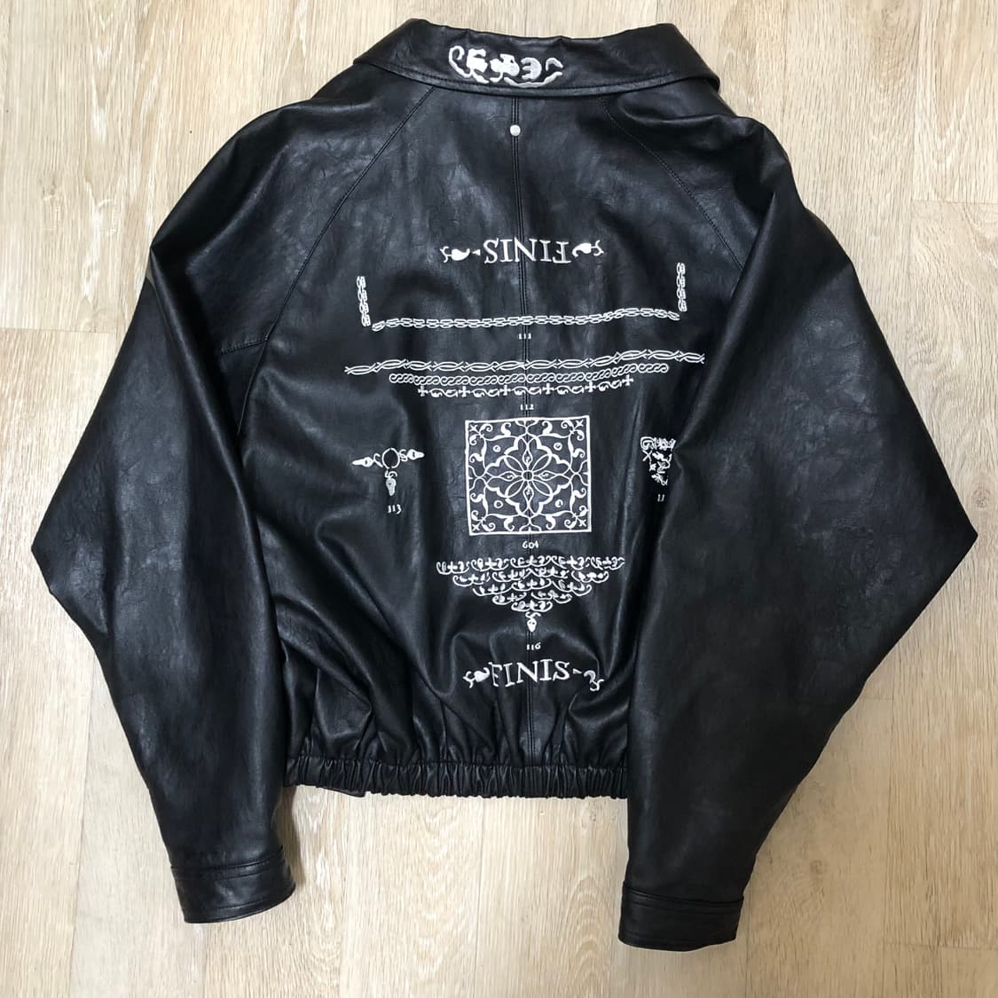 604service 레더 자켓 블랙 상품이미지6