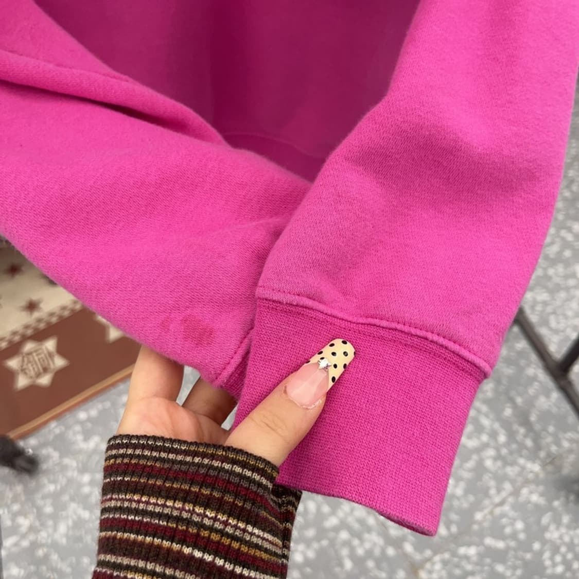 나이키 NSW 클럽 플리스 풀오버 Y2K 핫핑크 후드티 XL C09573 상품이미지7